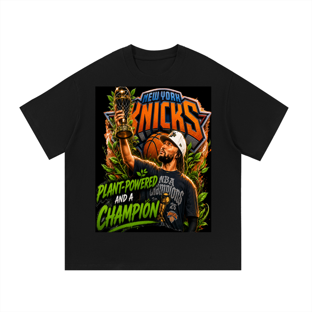 Jalen Brunson "Plant-Based and a Champion" T-Shirt